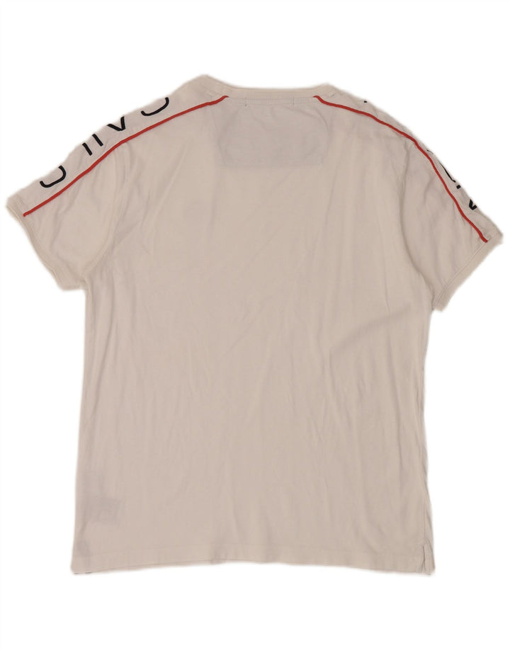 T-shirt grafica da uomo North Sails grande in cotone bianco