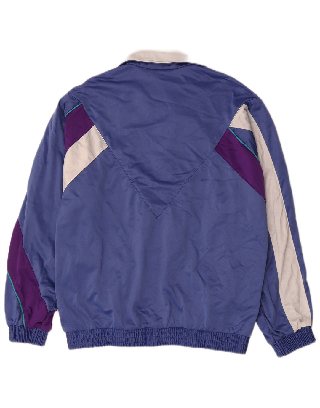 Giacca da tuta da uomo Lotto grande in poliestere color block blu