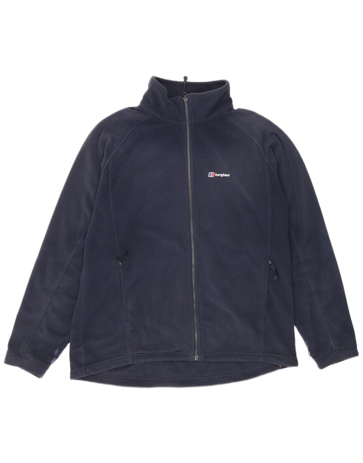 Giacca in pile foderata da uomo Berghaus UK 44 2XL poliestere blu navy