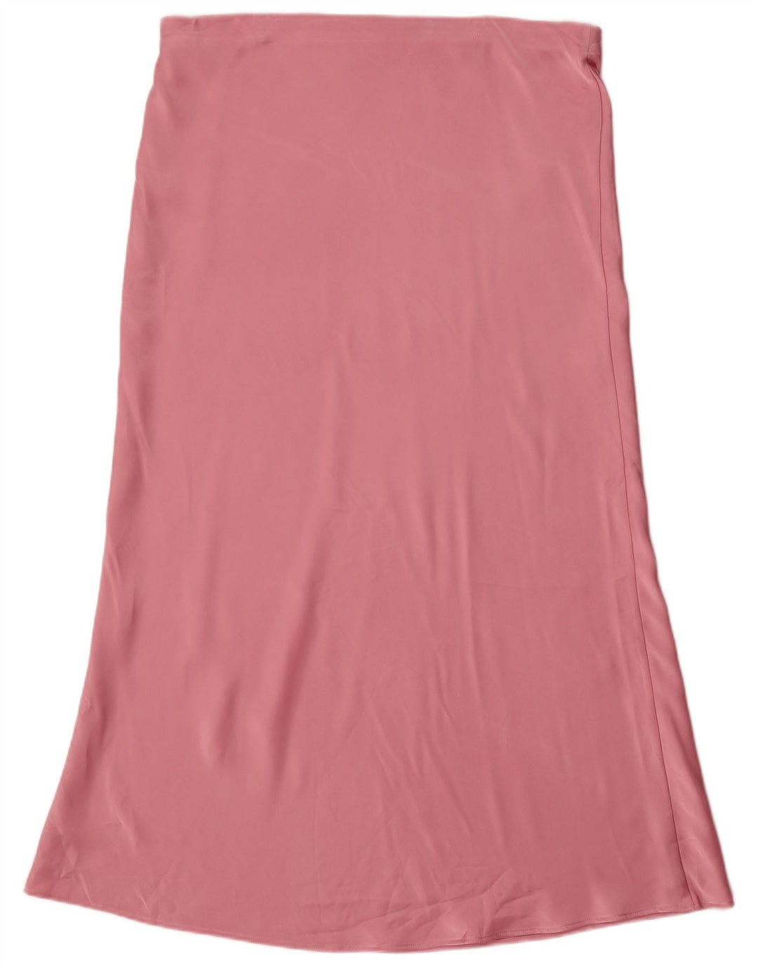 Gonna midi a vita alta da donna Zara XL W32 rosa poliestere
