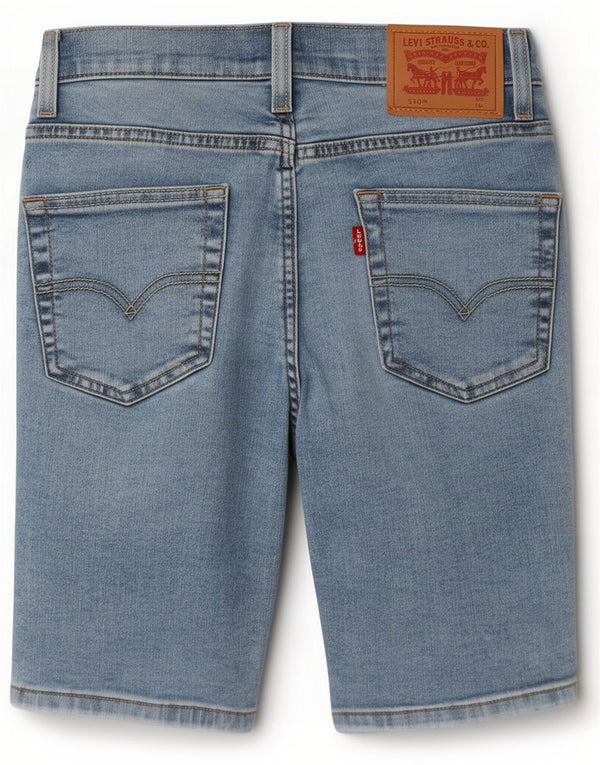 Levi's Ragazzi 510 Shorts in denim skinny 13-14 anni W24 Blu Cotone