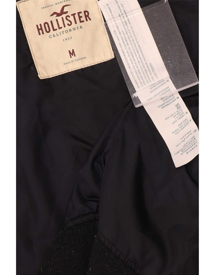 Giubbotto bomber da uomo Hollister UK 38 medio poliestere blu navy