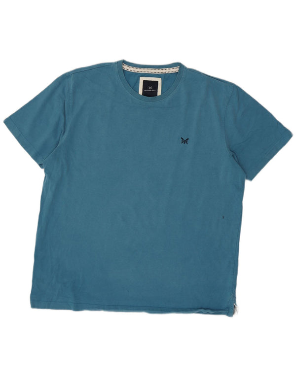 Crew Clothing T-shirt da uomo Top XL in cotone blu