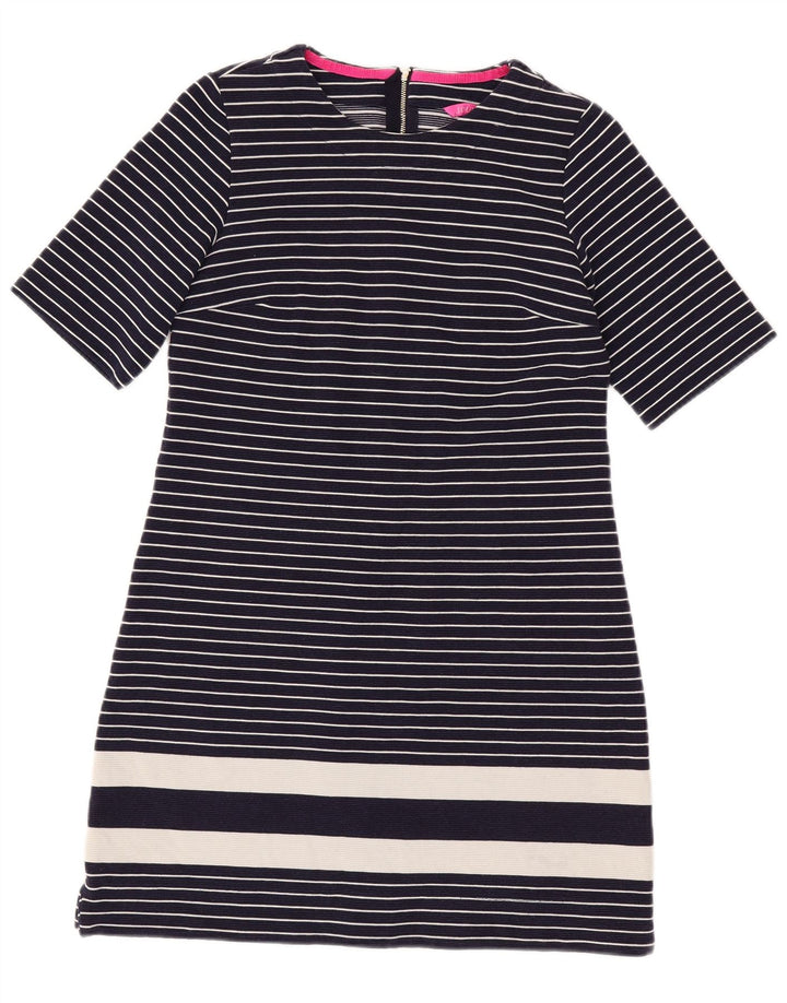 Abito basic da donna Joules UK 12 medio blu navy a righe nautiche