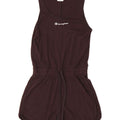 Tuta corta senza maniche da donna Champion UK 6 XS Nera