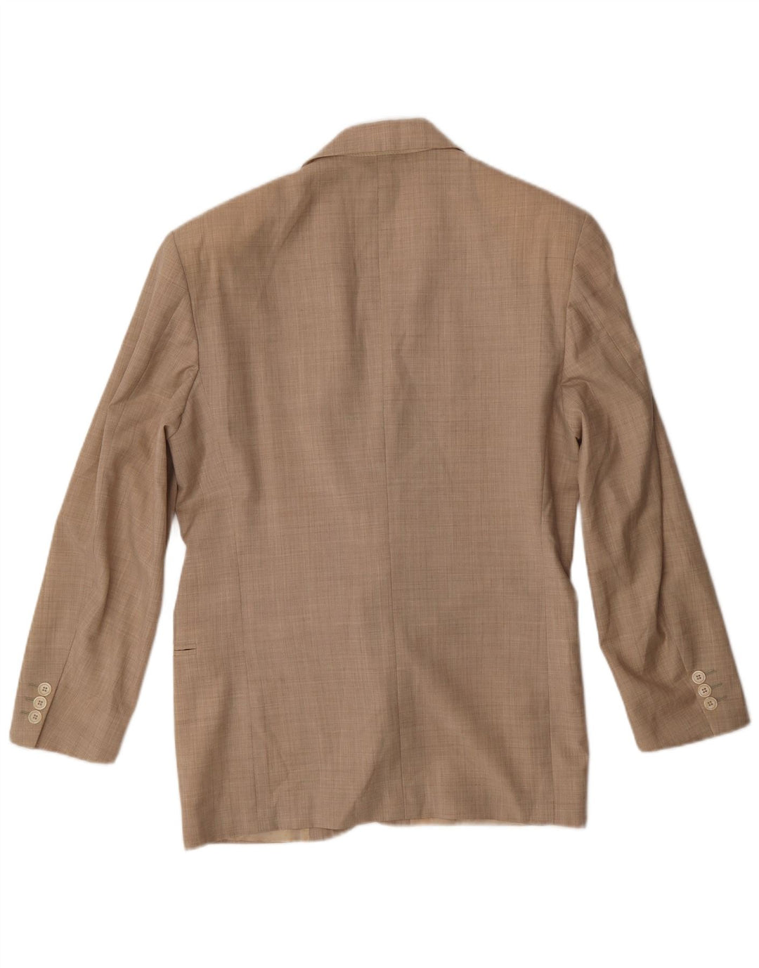 Giacca Blazer Ravazzolo Uomo 2 Bottoni IT 46 Small Beige Lana Vergine