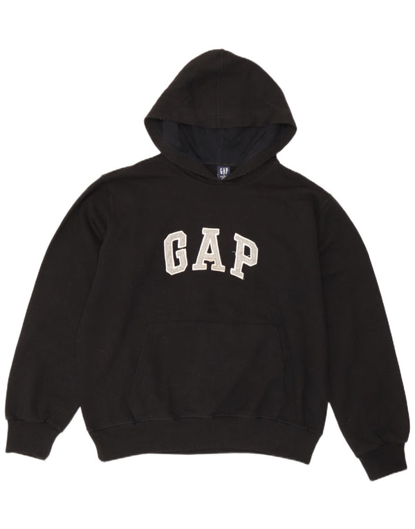 Maglione con cappuccio oversize grafico da donna Gap UK 16 grande cotone nero