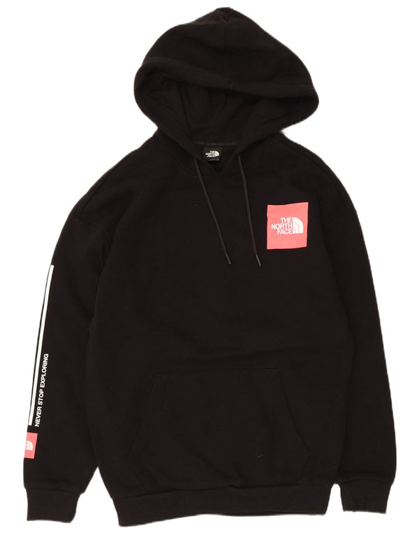 Felpa con cappuccio grafica da donna The North Face UK 10 piccola in cotone nero