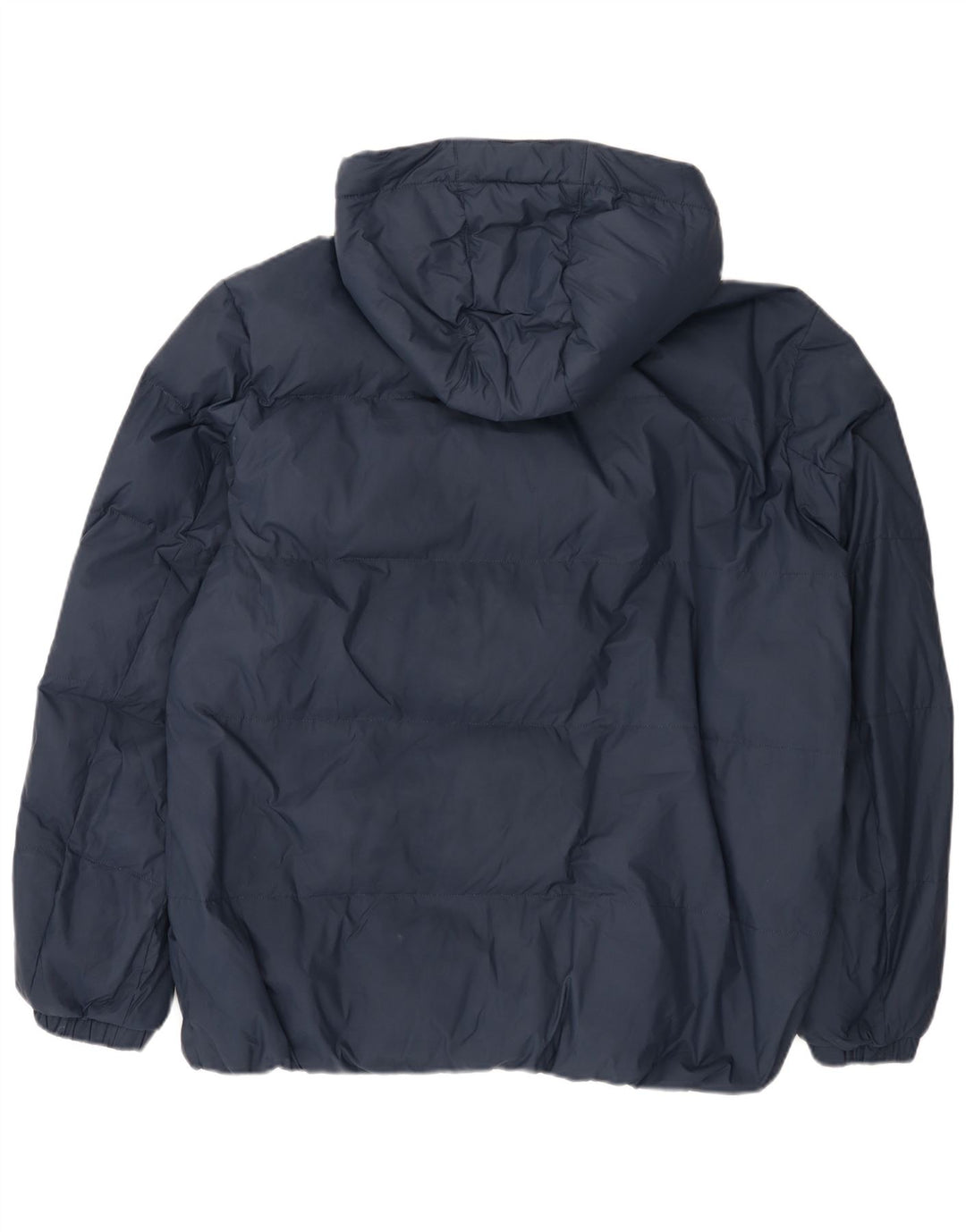 Giacca imbottita con cappuccio da uomo Tommy Hilfiger UK 46 2XL poliestere blu navy