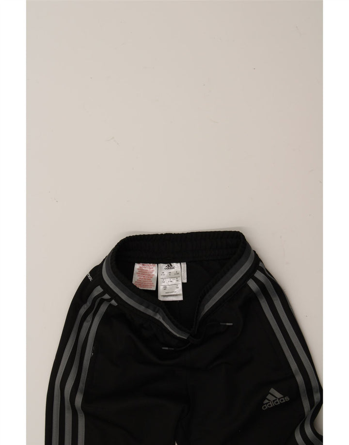 ADIDAS Boys Climacool Tracksuit Trousers 9-10 Years  Black Polyester Vintage Adidas and Second-Hand Adidas from Messina Hembry 