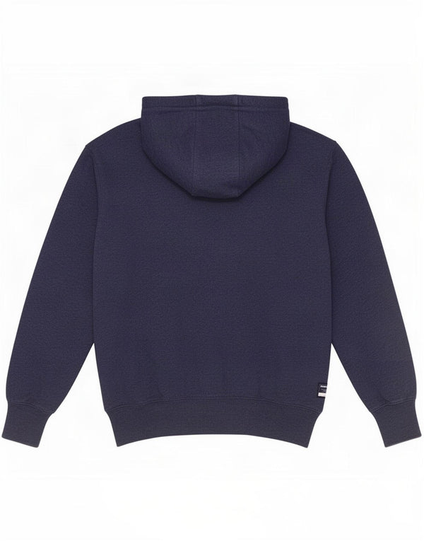 Superdry Felpa con cappuccio da uomo con grafica 2XL Cotone blu navy