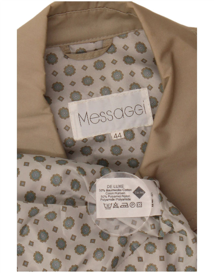 Impermeabile oversize da donna vintage EU 44 XL in cotone beige