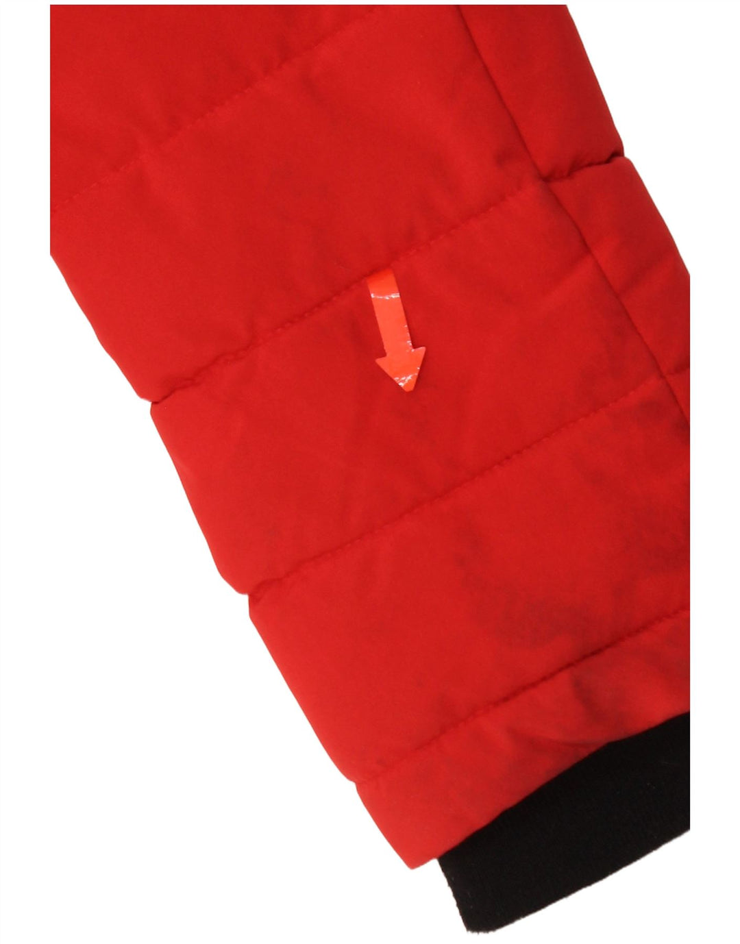 Giacca imbottita con cappuccio oversize da donna Superdry UK 10 piccola rossa in poliestere