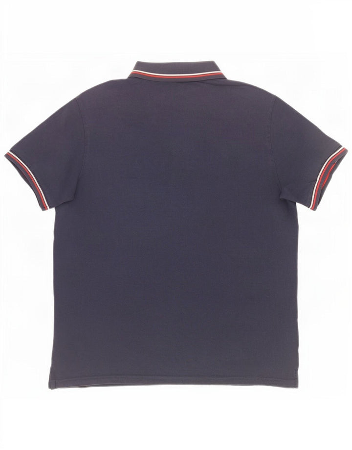 Polo da tennis da uomo Fila IT 50 Medium Navy Blue Striped