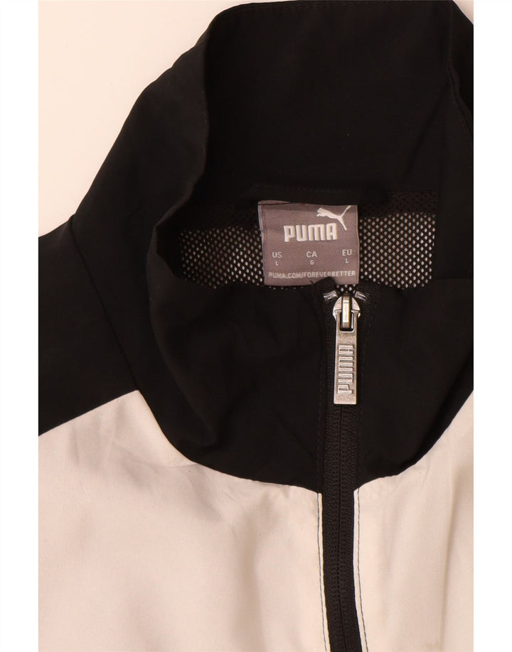Giacca da tuta da uomo Puma Large Black Colourblock