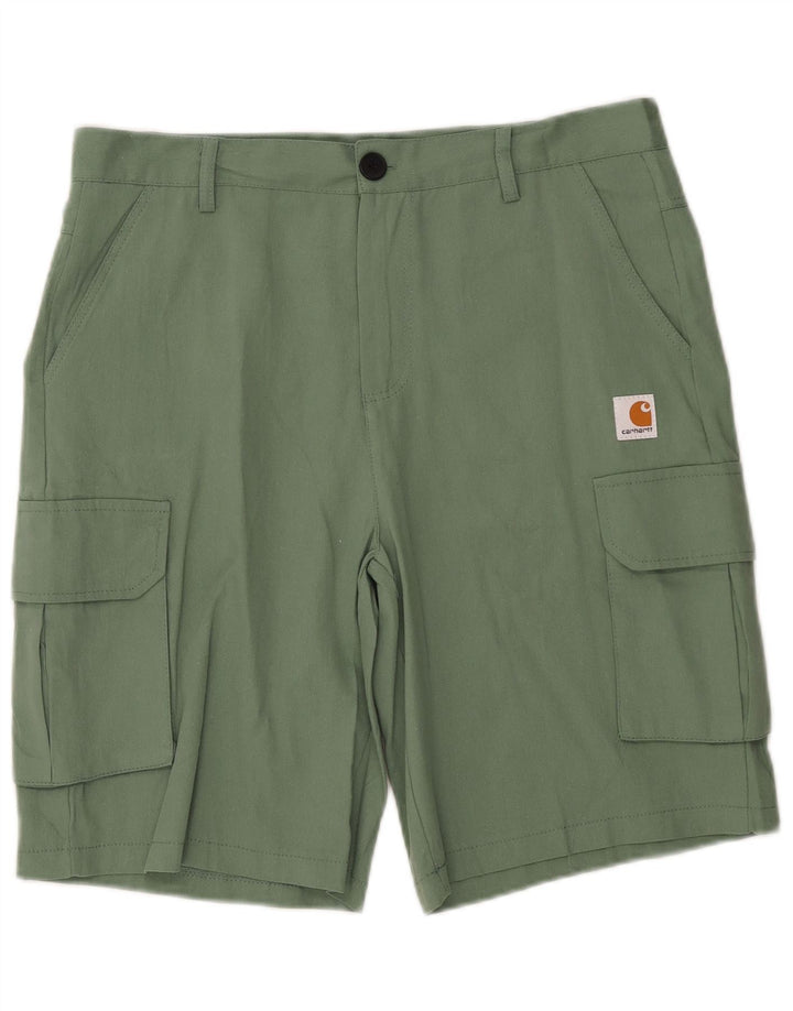 Pantaloncini cargo da uomo Carhartt medi W32 verdi
