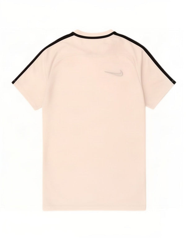 T-shirt Nike Dri Fit da uomo, piccola, in poliestere bianco