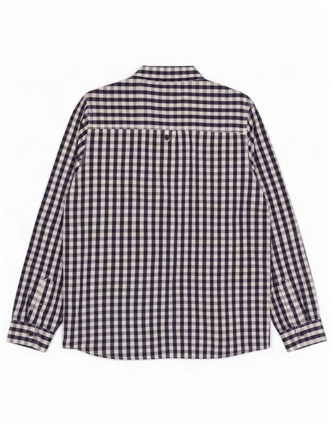 Camicia da uomo Weird Fish XL in cotone a quadretti blu navy