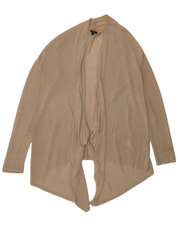 Maglione cardigan aperto da donna Hobbs UK 18 XL Lino beige