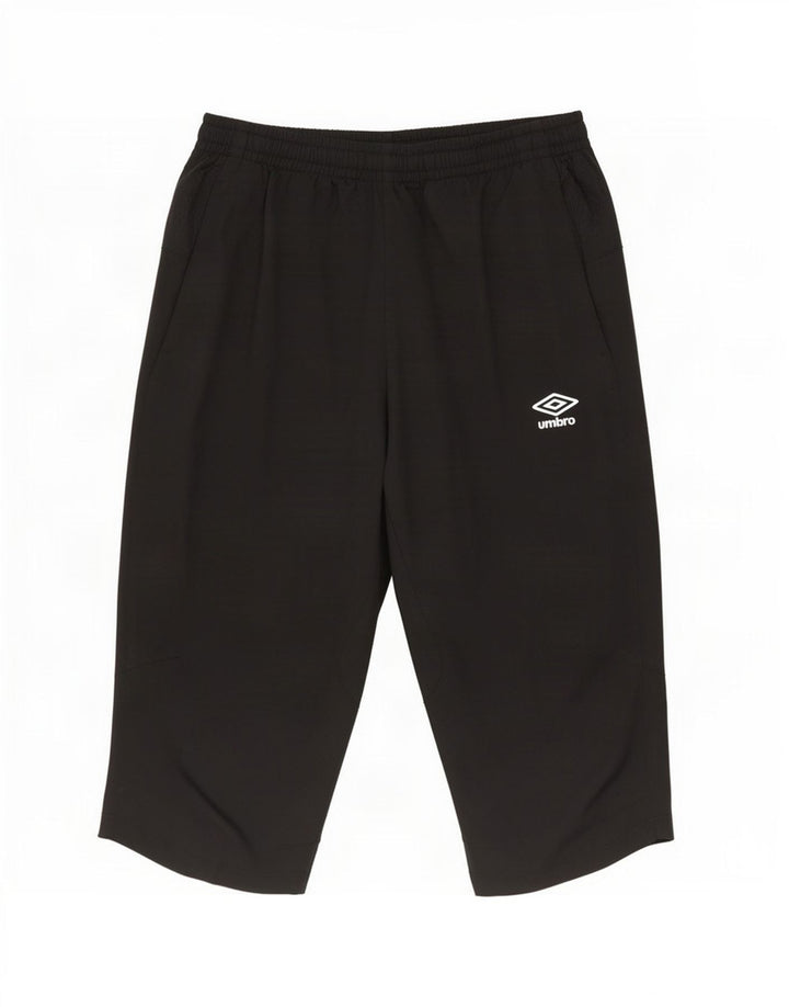 Pantaloncini sportivi Bermuda da donna Umbro UK 12 Medium Nero Poliestere