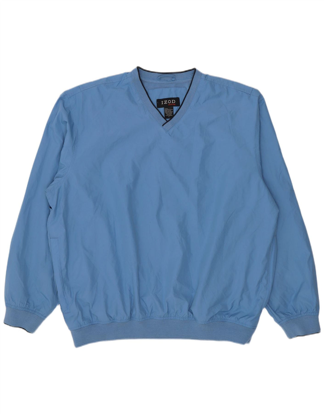 Tuta da uomo pullover Izod Top grande in poliestere blu