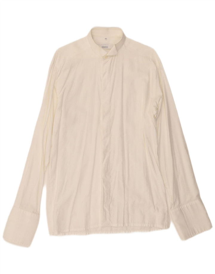 Seidensticker Camicia formale da uomo taglia 40 Cotone floreale bianco medio