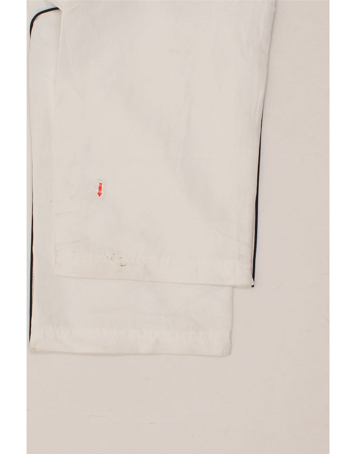 FILA Womens Tracksuit Trousers UK 10 Small White Polyester Vintage Fila and Second-Hand Fila from Messina Hembry 