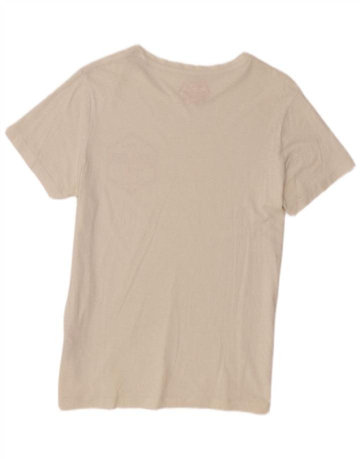 T-shirt grafica da uomo Jack & Jones Top piccola in cotone bianco