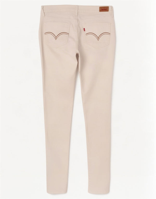 Jeans skinny legging 535 da donna Levi's W32 L32 bianchi