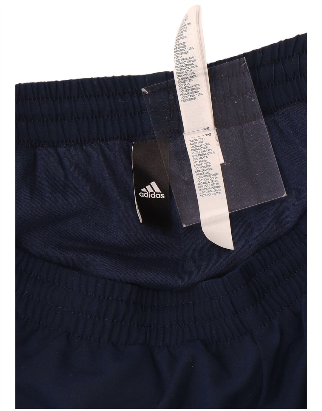 ADIDAS Mens Tracksuit Trousers Large  Navy Blue Polyester
