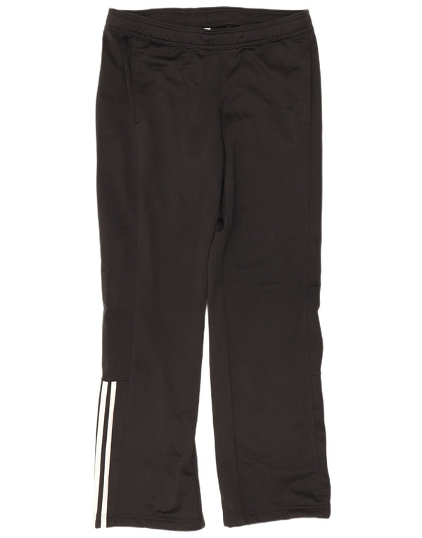 Pantaloni da tuta regolari da donna Adidas UK 12/14 Medium Black Sports