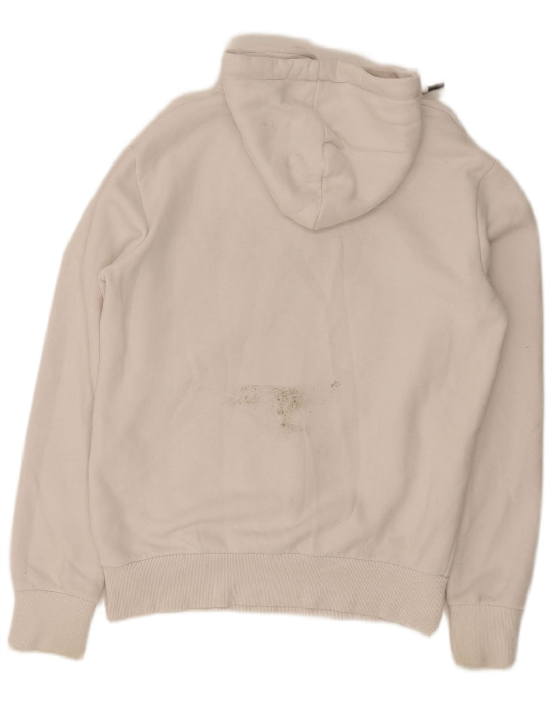 Maglione con cappuccio grafico da uomo Superdry grande in cotone bianco
