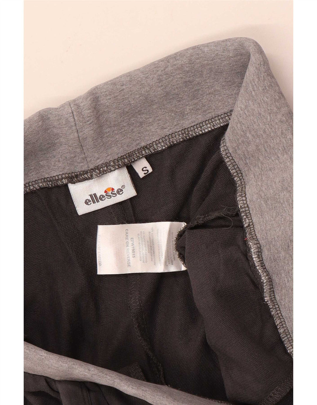Pantaloni da tuta da donna Ellesse Joggers piccoli in cotone color block grigio