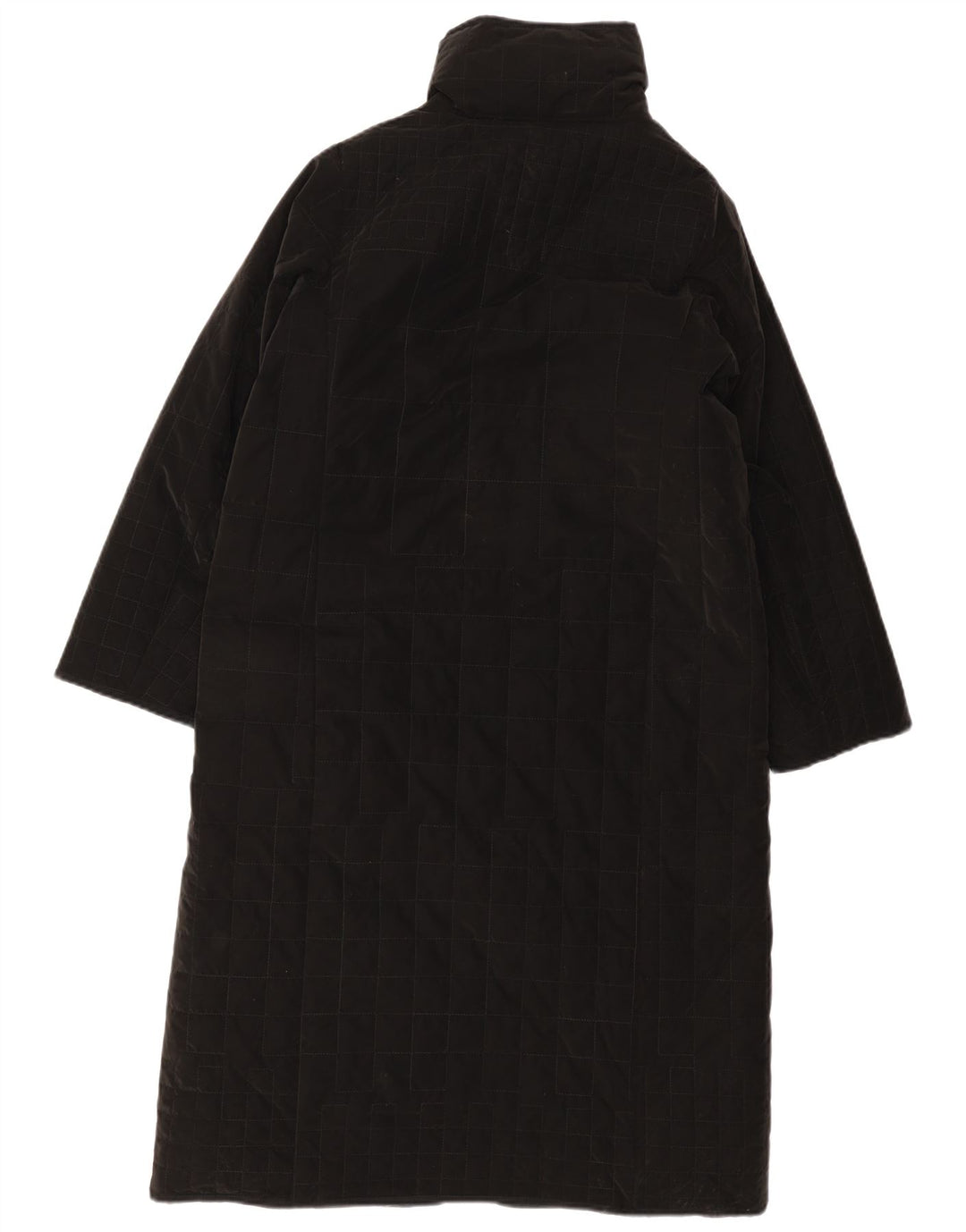 Cappotto imbottito trapuntato da donna Desigual UK 18 XL poliestere nero