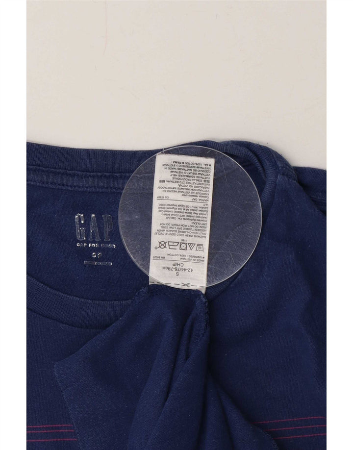 Gap T-shirt grafica da uomo Top Small in cotone blu