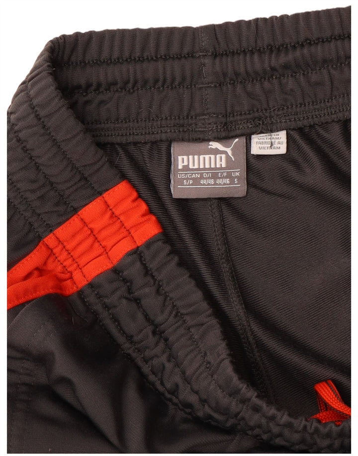 PUMA Mens Tracksuit Trousers Small  Grey Colourblock Polyester