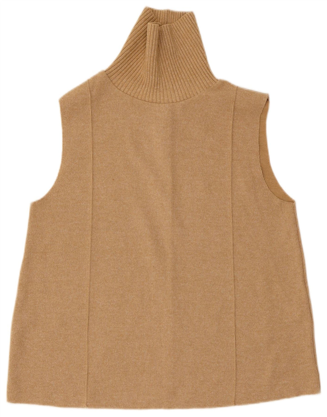Canotta da donna Zara UK 12 in cotone beige medio