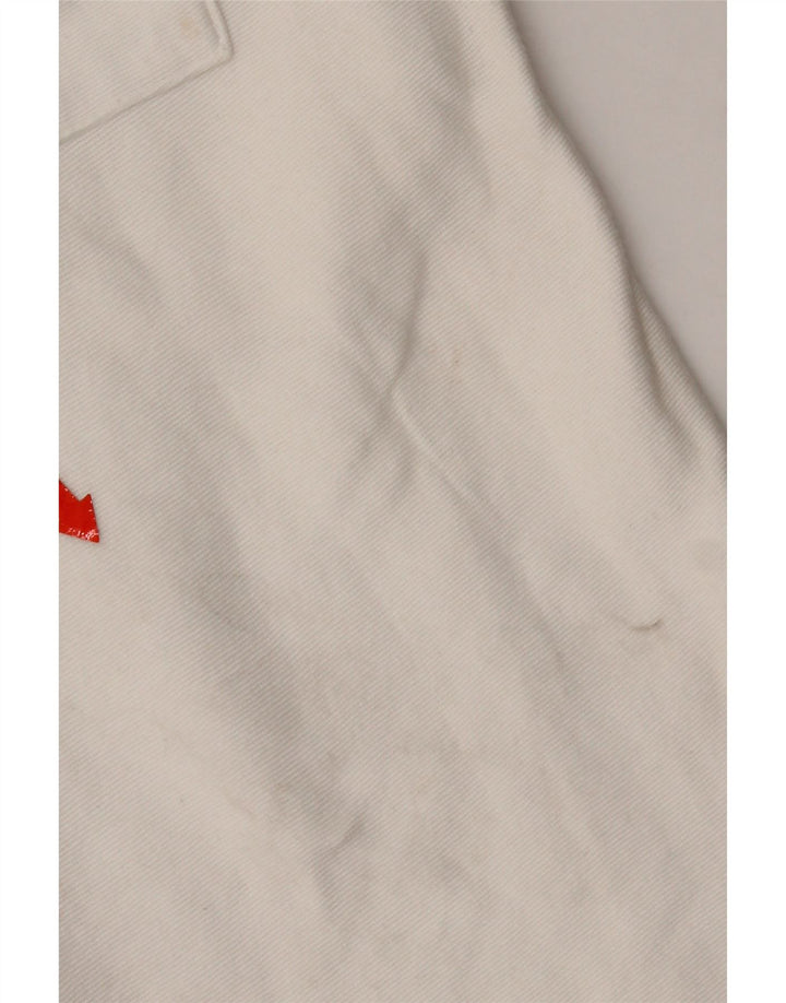 Pantaloncini sportivi da uomo Zara piccoli in cotone bianco