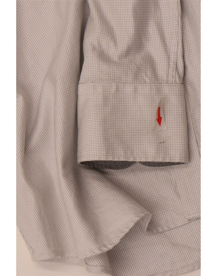 Camicia autografa da uomo Marks & Spencer taglia 41 cotone grigio medio