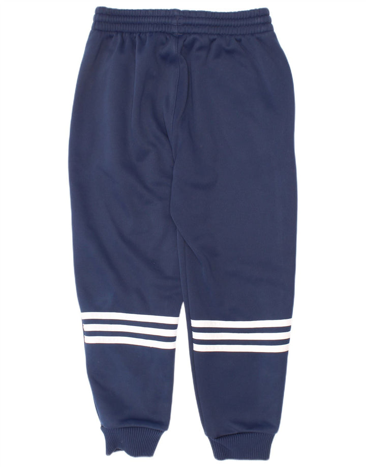 Pantaloni da tuta da ragazzo Adidas Joggers 6-7 anni in poliestere blu navy