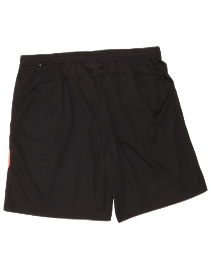 Pantaloncini sportivi Nike Dri Fit da uomo, grandi, in poliestere color block nero