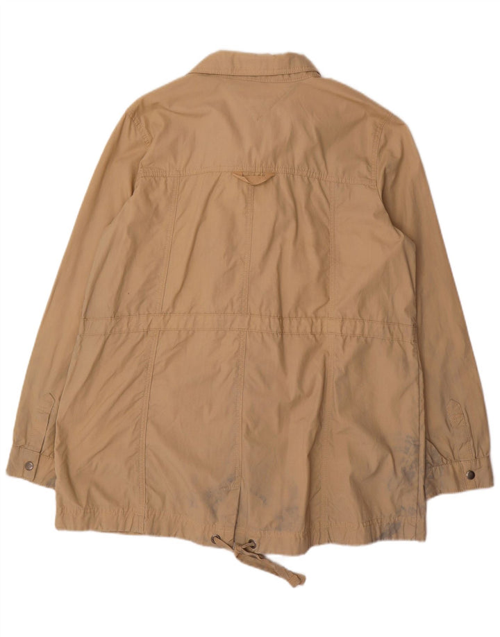 Giacca utility da donna Tommy Hilfiger UK 16 grande cotone beige