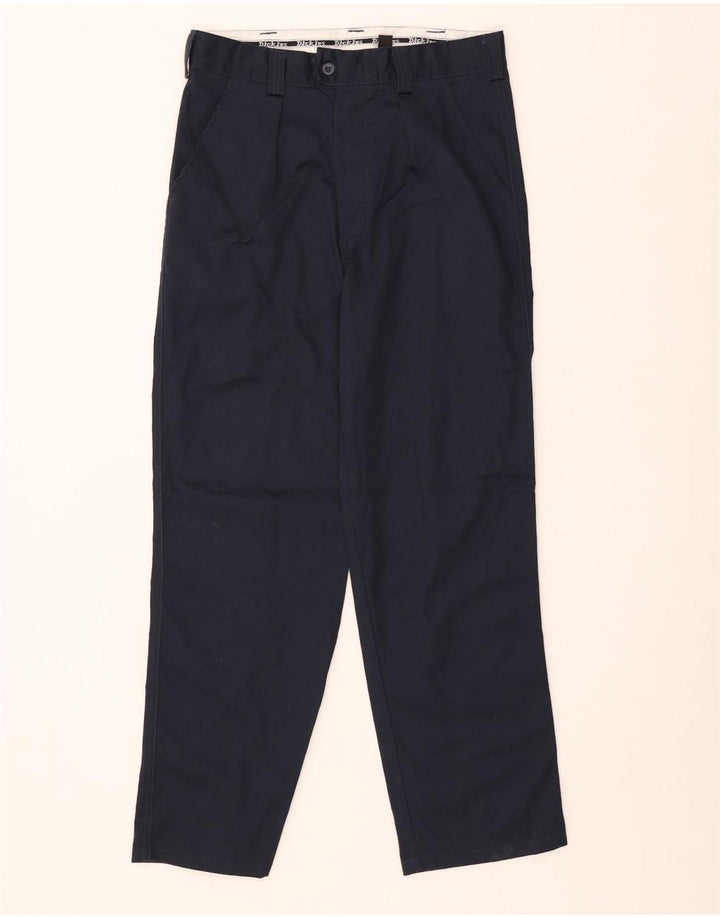 Pantaloni chino da uomo con pegging Dickies W32 L29 poliestere blu navy