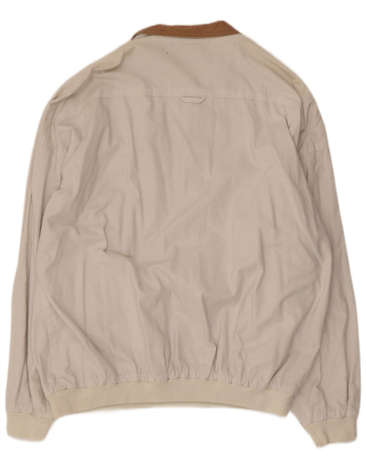 Felpa da uomo con collo con bottoni New Fast, grande cotone bianco