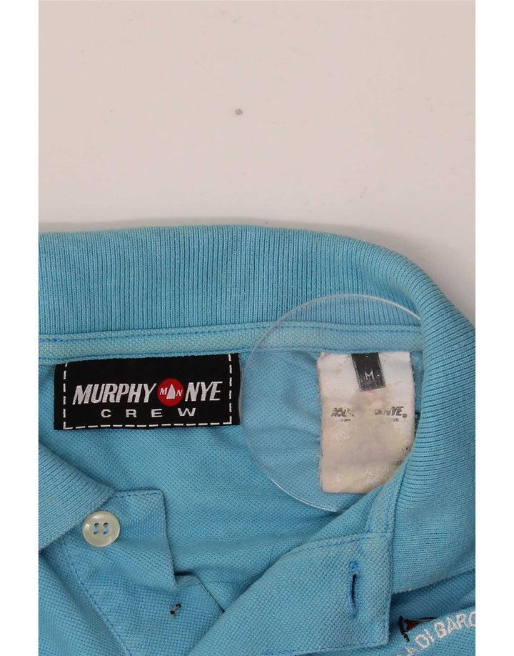 Polo grafica da uomo Murphy & Nye blu medio