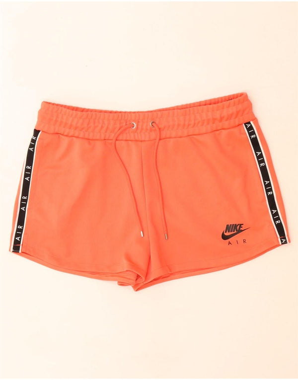 Pantaloncini sportivi grafici Nike da donna UK 14 poliestere arancione medio