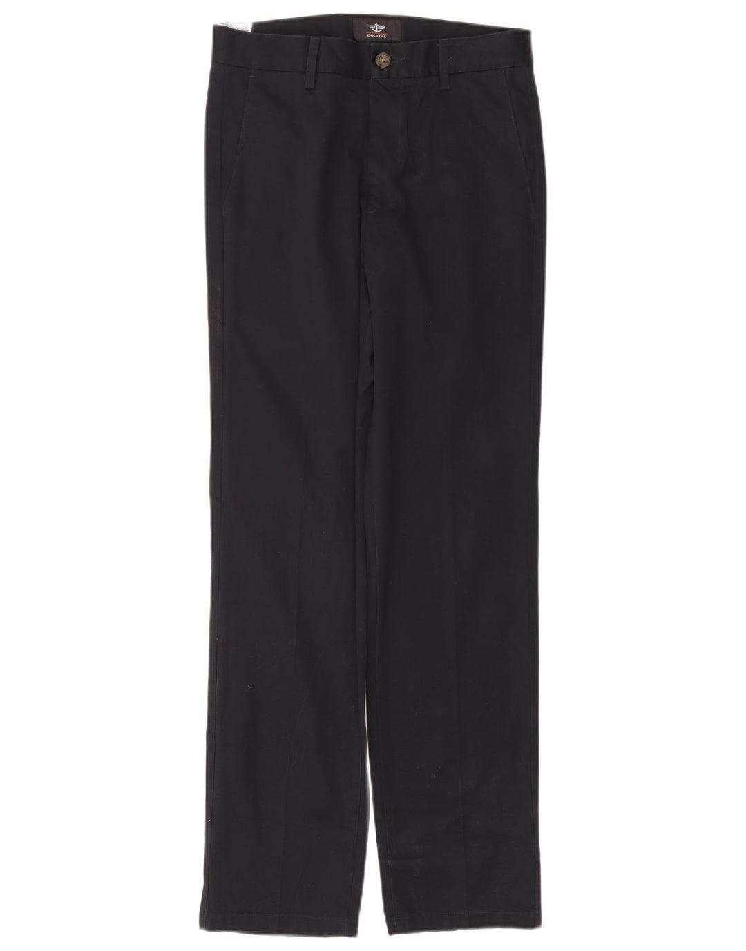 DOCKERS Pantaloni chino slim fit da uomo W29 L32 cotone blu navy