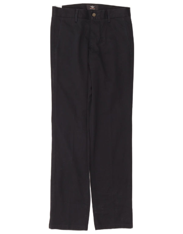 DOCKERS Pantaloni chino slim fit da uomo W29 L32 cotone blu navy