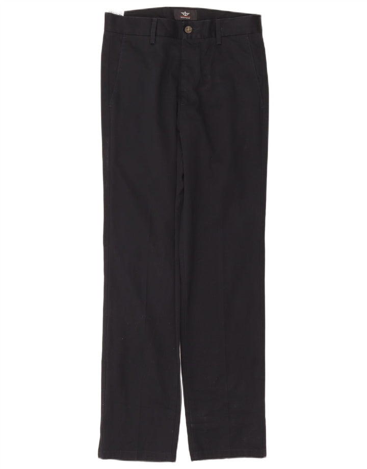 DOCKERS Pantaloni chino slim fit da uomo W29 L32 cotone blu navy