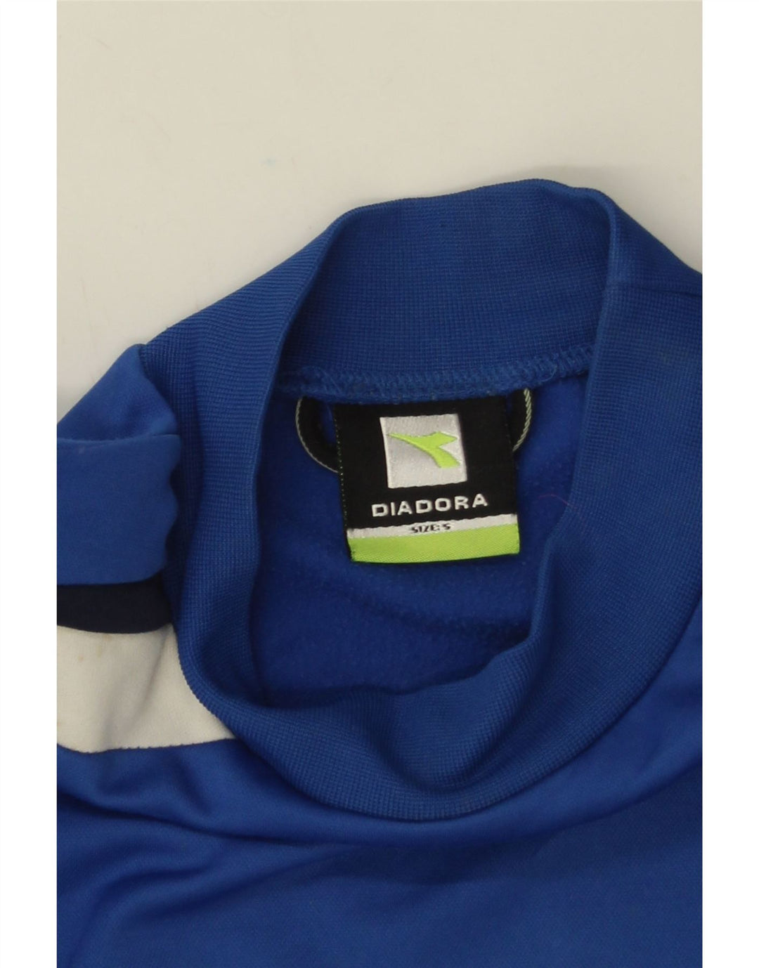 Felpa Diadora Uomo Maglione Small Blu Colourblock Poliestere
